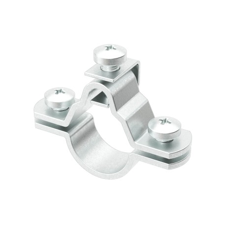 6042-20 | Хомут заземления для труб 20-1/2" мм, оцинкованная сталь-1