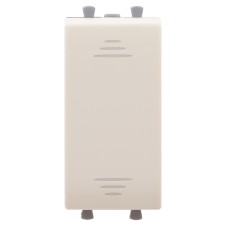 Переключатель модульный, "Avanti", "Ванильная дымка", 1 модуль