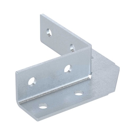 BMD1502 | Уголок крепежный 90 градусов, двухлучевой, 8 отверстий