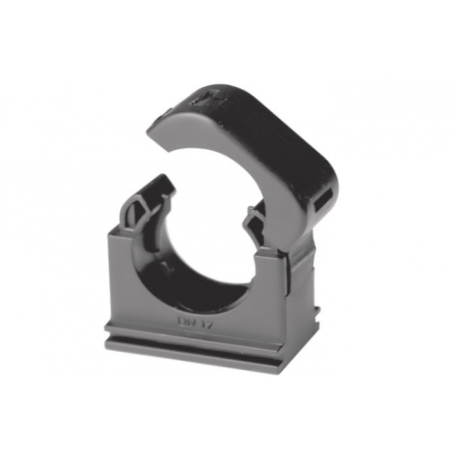 PASW12N | Держатель с крышкой DN 12 мм, полиамид, цвет чёрный