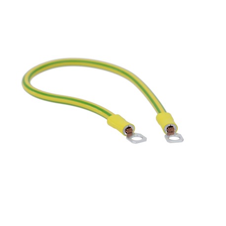 SC10L300K | Перемычка медная под винт М6, 10мм², L=300мм