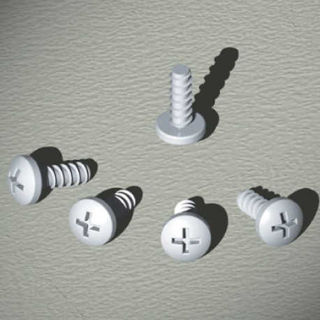 R5A07 | Винты самонарезающие, М4.8x12, 1 упаковка - 50 шт.