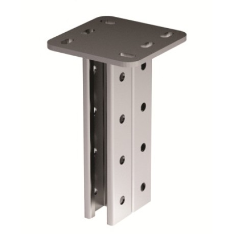 IBSD4107C | Подвес вертикальный двойной 41х41, L=700, нержавеющая сталь