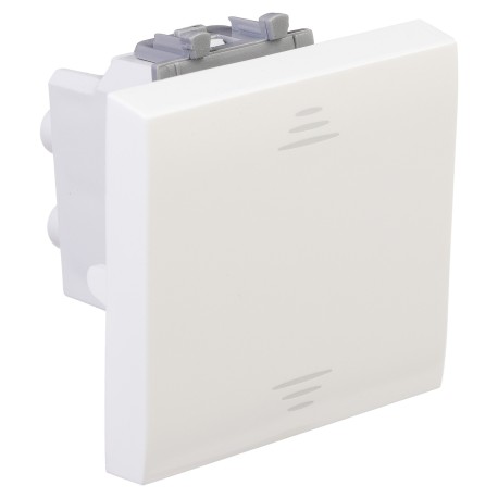 4400122 | Инвертор одноклавишный модульный, "Avanti", "Белое облако", 2 модуля-1