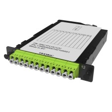 Претерминированная кассета 12ОВ 50/125 OM5, 1xMTP(12)f/6xLC Duplex, 1/2 HU