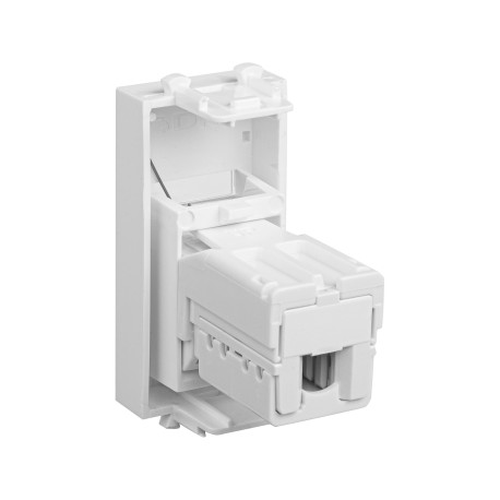 4400311 | Телефонная розетка RJ-12 модульная, "Avanti", "Белое облако", 1 модуль-3