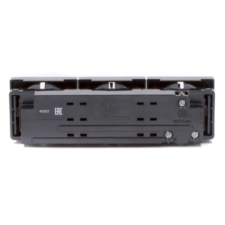 45203 | Тройная розетка Viva черная-2