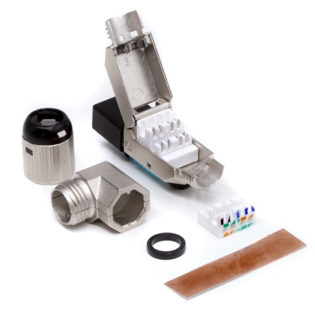 RN6ARJ45FP | Коннектор полевого монтажа (Tool Less) 8P8C CAT 6A экранированный-5