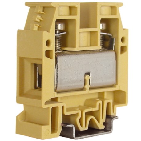 ZCB710 | CBD.50, проходной зажим бежевый 50 кв.мм