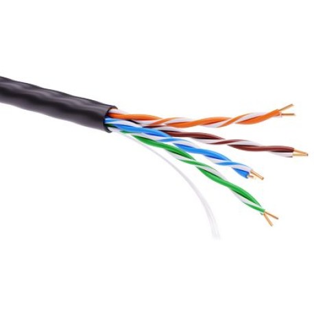RN5EUUPE3BK | Информационный кабель неэкранированый U/UTP 4х2 CAT5E, PE, Черный