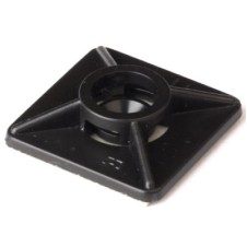 Монтажная база двойная, черная, 27x27