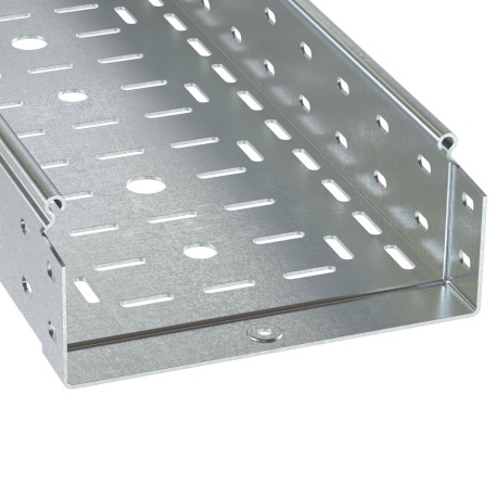 3530212HDZ | Лоток перфорированный 100х80, L=3000, 1.2мм, горячеоцинкованное