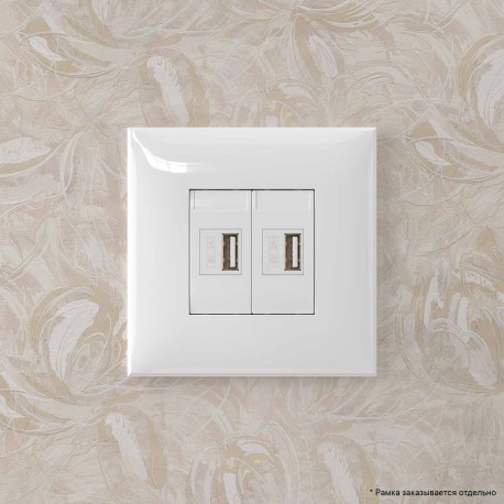 4400543 | USB зарядное устройство в стену, "Avanti", "Белое облако"-5