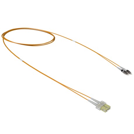 RNPC50DCF10 | Оптический коммутационный шнур переходной Duplex SC-UPC/FC-UPC, 50/125 OM2, 10 м