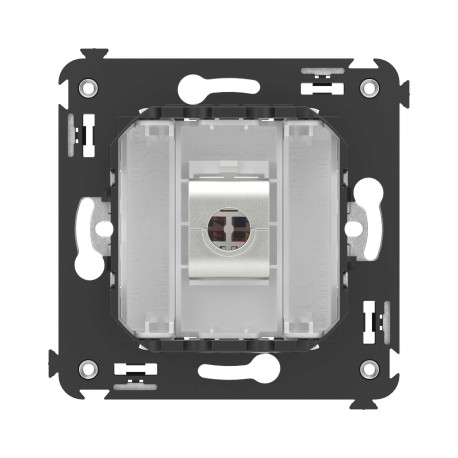 4400763 | Компьютерная розетка RJ-45 без шторки в стену, кат.5e одинарная экранированная, "Avanti", "Белое облако"-3