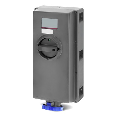 DIS50312583 | Розетка наружной уст. с мех-ой блокировкой и боковым расположением разъема IP67 125А 2P+E 230В