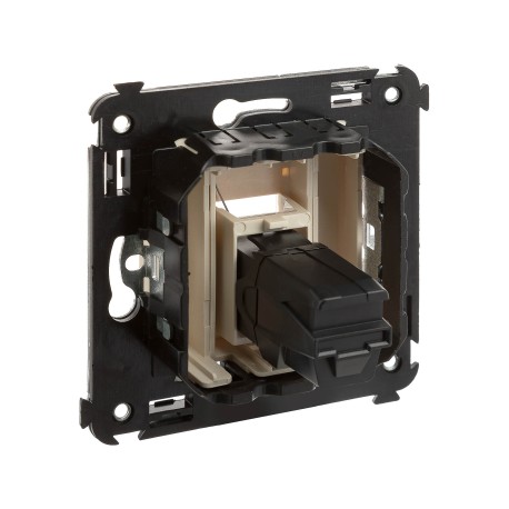 4405303 | USB 3.0 розетка одинарная в стену, тип А-А, Avanti, Ванильная дымка-3