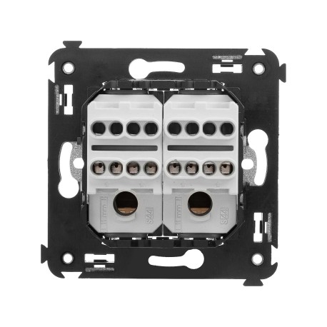 4400124 | Инвертор двухклавишный в стену, Avanti, Белое облако-2