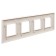 4405908 | Рамка ARTLEBEDEV, "Avanti", "Ванильная дымка", 8 модулей