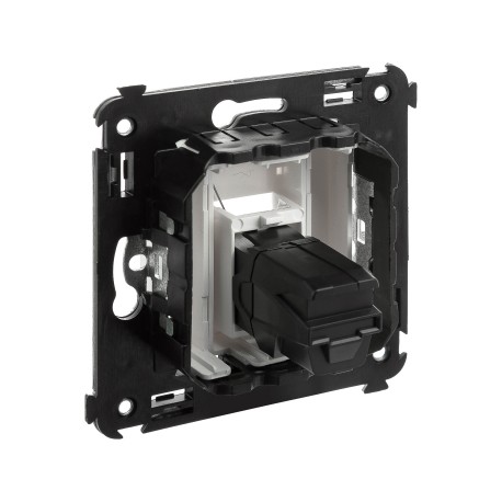 4400253 | HDMI розетка одинарная в стену, тип А-А, Avanti, Белое облако-3