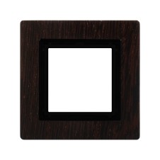 Рамка из натурального дерева, "Avanti", венге, 2 модуля