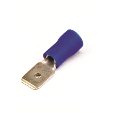 Наконечник плоский с изолир.фланцем (вилка) 1,5-2,5 кв.мм 4,8х0,8 мм (РПИ-П)
