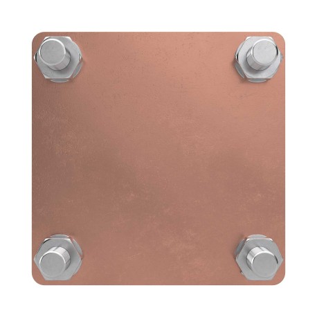 NG3105CU | Соединитель полоса-полоса с разделительной пластиной, 80х70 мм, медь-3