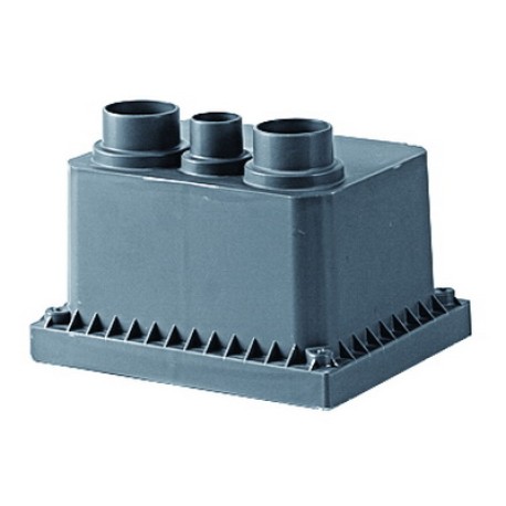 025001 | Смотровой переходной колодец с крышкой для двустенных труб,225х175х145