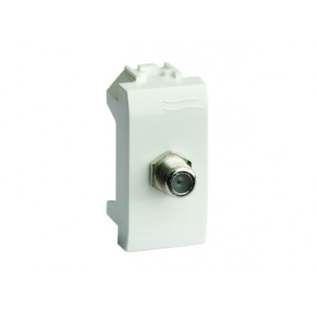 76581MB | TV розетка оконечная (прямое кабельное соединение), белая, 1мод.