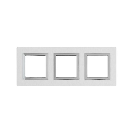 4404836 | Рамка из алюминия, "Avanti", серая, 6 модулей