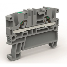 Проходная клемма 2 точки подключения на 2,5 кв.мм