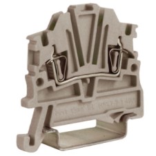 HMM.1GR, проходной зажим 1,5 кв.мм серый