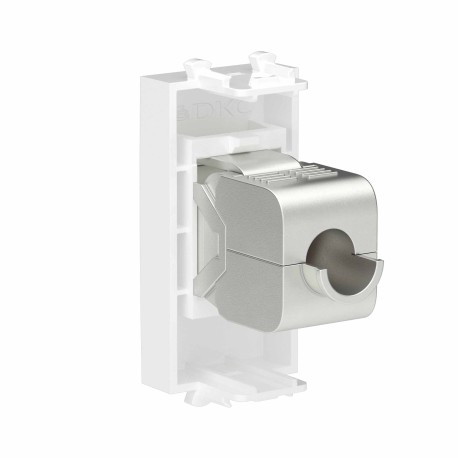 4400771 | Компьютерная розетка RJ-45 без шторки модульная, кат.6А экранированная, "Avanti", "Белое облако", 1 модуль-2