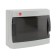 85612 | Щиток настенный с дверцей 12 мод., IP65, серый, 12x1