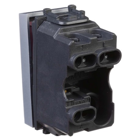 4404111 | Переключатель модульный, "Avanti", "Закаленная сталь", 1 модуль-3