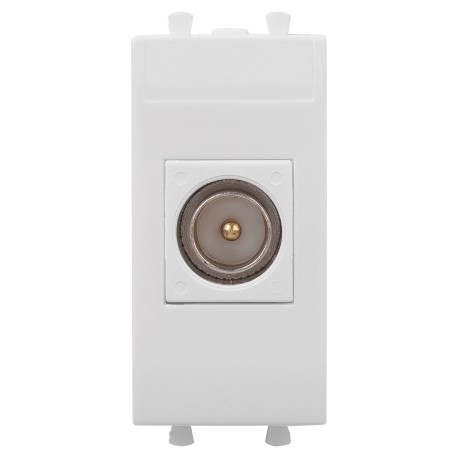 4400501 | Розетка TV оконечная модульная, "Avanti", "Белое облако", 1 модуль