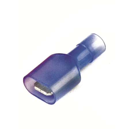 2B22TP | Наконечник плоский полностью изолир. (вилка) 1,5-2,5 кв.мм 6,3х0,8 мм (РППИ-П)