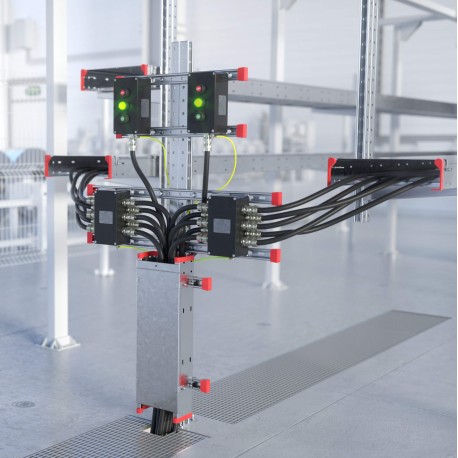 EX-D4SPR06U | Профили монтажные на стойку для крепления 4 оболочек Ex d, горячеоцинкованный, L=600мм, комплект-1