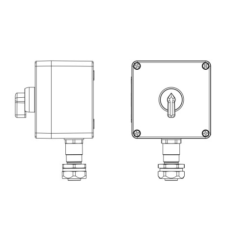 2231.031.22.11A | Взрывозащищенный пост управления из полиэстера CPE-P-03-(1xPB54(11))-1xKAEPM2MHK-20(C)1Ex d e IIC Т5 Gb / Ex tb IIIC T95°C Db IP66/КЗ
