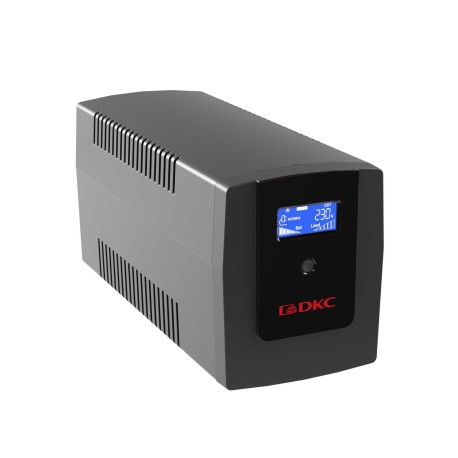 INFOLCD1500S | Линейно-интерактивный ИБП, Info, 1500VA/900W, 3xSchuko, USB + RJ45, LCD, 2x8Aч-1