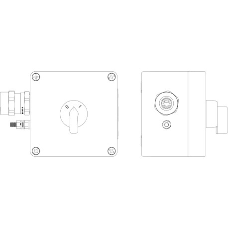 2231.031.21.09M | Взрывозащищенный пост управления из алюминия CPE-Р-03-(1xKB61(11))-1xAASBMB(B)1Ex d e IIC Т6 Gb / Ex tb IIIC T80°C Db IP66/КЗ/ШЗ