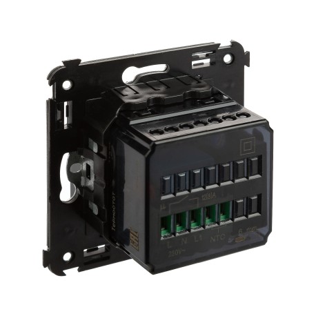 4412163 | Термостат для теплых полов в стену, Avanti, Черный матовый-3