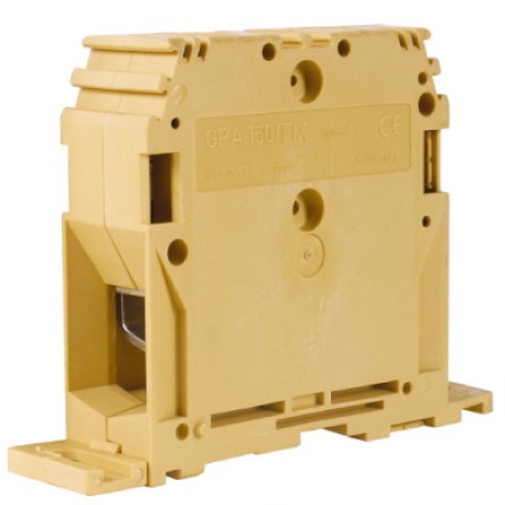 ZGF200 | GPA.150/FIX, силовой зажим кабель/кабель бежевый 150 кв. мм/крепление на плату