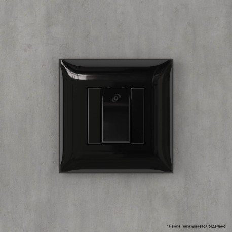 4402343 | Диммер кнопочный в стену, "Avanti", "Черный квадрат"-5