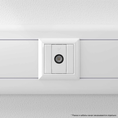 4400511 | Розетка TV проходная модульная, "Avanti", "Белое облако", 1 модуль-5