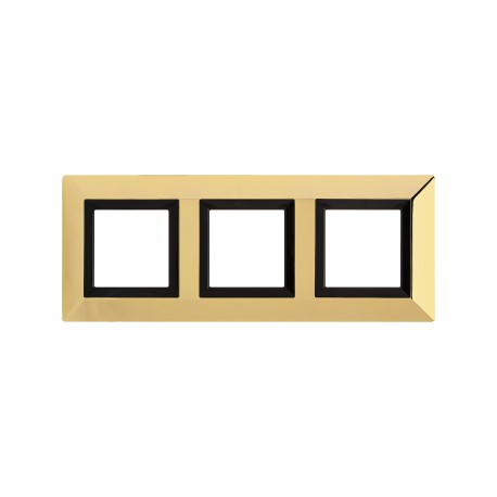 4408856 | Рамка из металла, "Avanti", золотая, 6 модулей