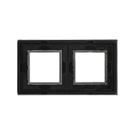4402824 | Рамка из натурального стекла, "Avanti", черная, 4 модуля-2