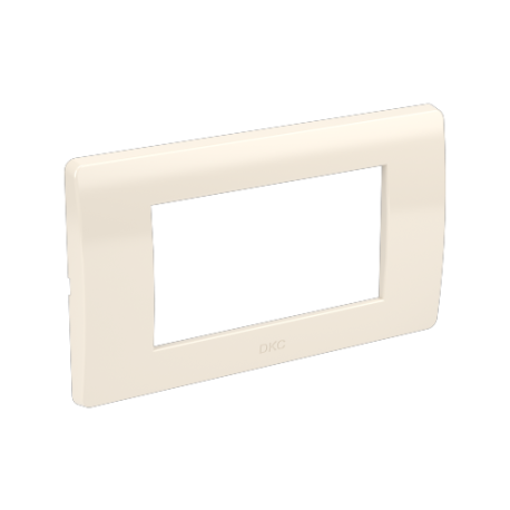 75011O | Рамка на 4 модуля, слоновая кость, RAL9001