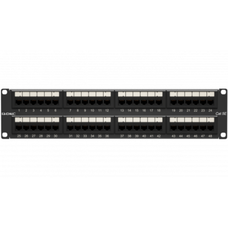 RN5PPU242 | Патч-панель 19",2U,CAT5E, 48 портов RJ45, неэкранированная