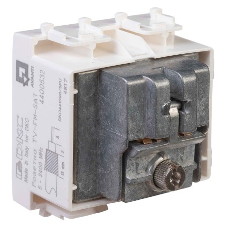 4400532 | Розетка TV-FM-SAT модульная, "Avanti", "Белое облако", 2 модуля-3